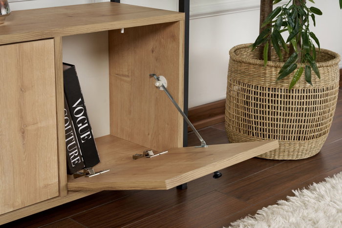 Nordure Solace Consola Roble y Negro